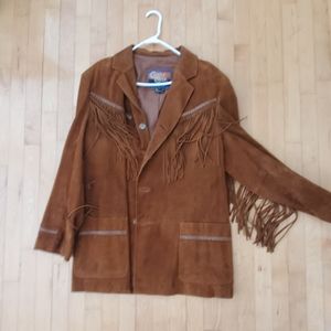Cripple Creek Genuine Leather Fringe Jacket